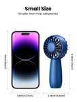 TOPK Rechargeable Mini Handheld Fan (Blue / Pink) - £6.99 @ TOPKDirect / Amazon