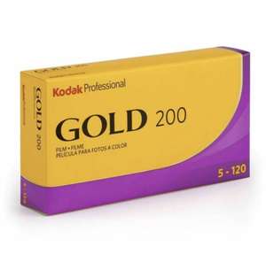 Kodak Gold 200 120 Film 5 Pack (Medium Format) £39.99 with code @ cameracentreuk / ebay