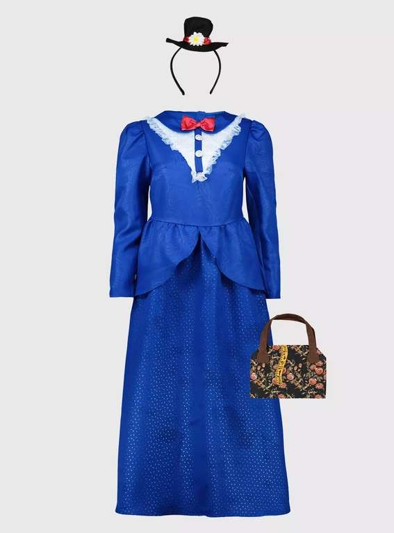 Disney Mary Poppins Blue 3 Piece Costume £7.50 + Free Collection Selected Stores @ Argos
