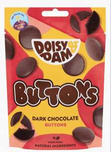 Doisy and Dam Vegan Dark Chocolate Buttons - 50p in store @ Sainsbury's (Beckton, London)