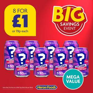 8 For £1 - Fanta What the Fanta 330ml Cans