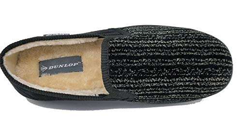 Dunlop Mens Famous Denver Thermal Slippers with Elasticated Gussets - £10 - Sold by The Slippers Shop / Fulfilled by Amazon