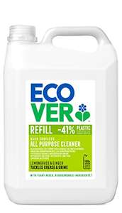 Ecover All Purpose Cleaner Lemongrass & Ginger Refill 5 Litres, £7.50 (or £6.75 Subscribe & Save) @ Amazon