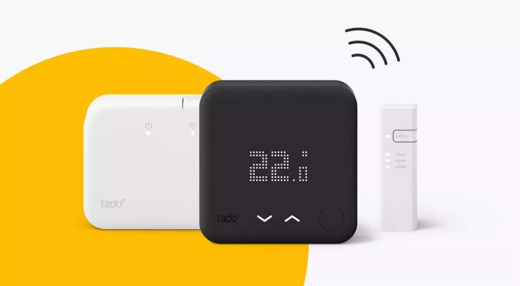 Tado V3+ Wireless Heating & Hot Water Smart Thermostat Starter Kit White -  Screwfix