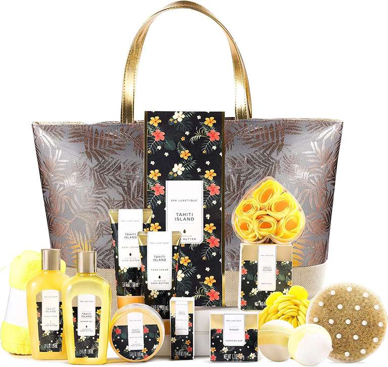 Spa Luxetique Spa 15pcs Bath Gift Set - £19.99 with voucher Sold by SPA Direct UK and Fulfilled by Amazon