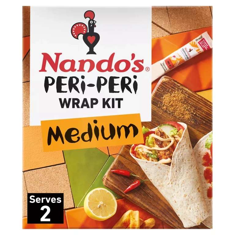 Nando's Medium Peri-Peri Wrap Kit £2.50 @ Asda