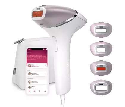 Philips Lumea IPL 8000 Series Prestige IPL hair removal device: be hair-free for longer with 4 heads £328.50 delivered, using code @ Philips