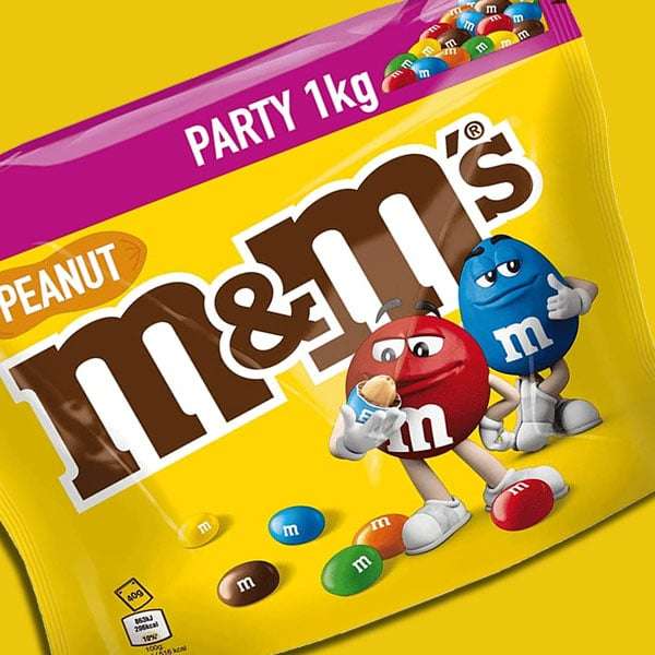 1kg Bag M&M’s Peanut Chocolate (Minimum Spend £30) - Minimum Best Before 14/07/2024