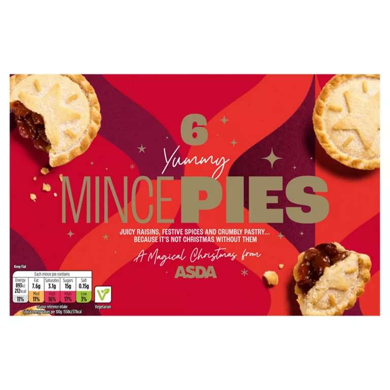 6 Pack Of Mince Pies 25p /6 Pack Extra Special 70p - Ware, Hertfordshire