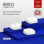 Amazon eero Pro 6E mesh Wi-Fi 6E router system | built-in Zigbee smart home hub | 3-pack | coverage up to 560 sq.m £384.99 @ Amazon