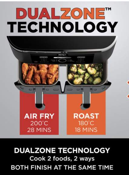 Ninja 3.8L Air Fryer and Dehydrator – Tech Direct NG