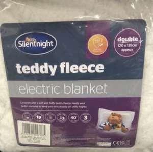 Fleece Electric blanket - £15 Instore @ Tesco (Barrow in Furness)