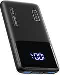 INIU Portable Charger, Slimmest Fast Charging Power Bank 10000mAh, 22.5W, USB C Input&Output (with voucher) - TopStar GETIHU Accessory / FBA