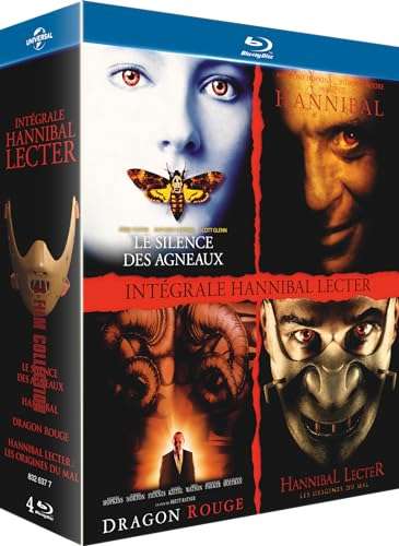 Hannibal Lecter 4 Film Collection: Silence of the Lambs, Red Dragon, Hannibal, Hannibal Rising [Blu-Ray]