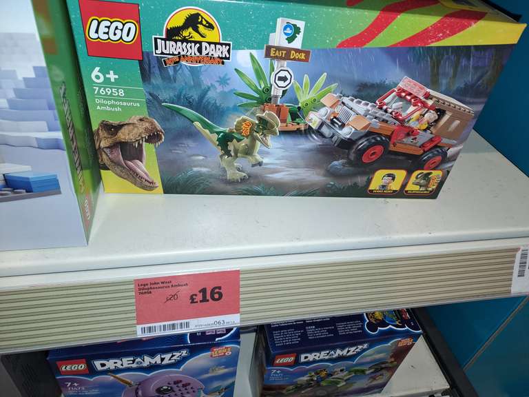 LEGO Jurassic Park Dilophosaurus Ambush Dinosaur Toys 76958 (Stoke on Trent)