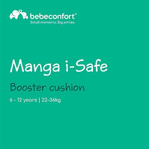 Bebeconfort Manga i-Safe, Car Booster Seat, 6–12 Years, 125–150cm, Child Booster Seat