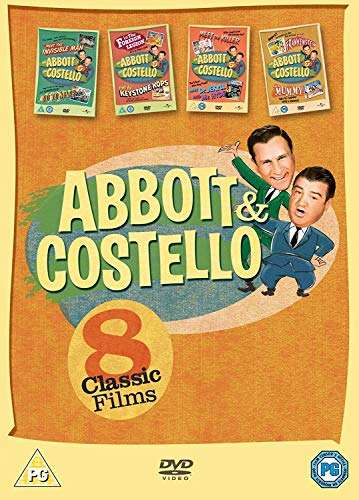 Abbott & Costello: 8 Classic Films (DVD) used £3.59 with codes @ World of Books