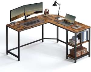 Vasagle Steel Framed L-Shaped Computer Desk - Sold by Songmics Home UK