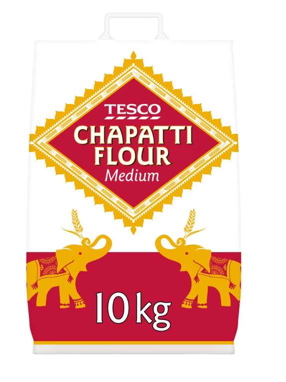Tesco Medium Chapatti Flour 10Kg Clubcard price