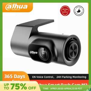 Dahua M3 Dashcam 1440P /360° Rotating Lens £26.08 or £29.48 with Hardwire kit, using code @ Cutesliving Store