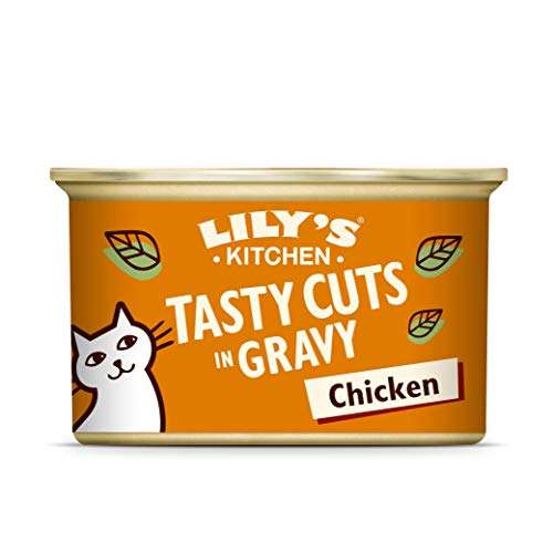 Lily's Kitchen Tasty Cuts with Chicken Cat Food - 24x85g - £13.99 @ Amazon