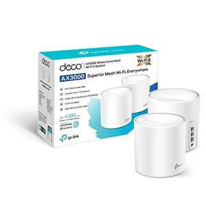 TP-Link Deco X50 AX3000 wi-fi 6 mesh 2 pack system £129.99 @ Amazon
