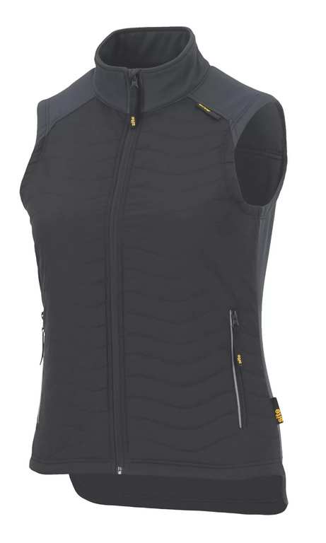 Site Docherty Womens Body Warmer Black Size 8 - 16 - Free C&C