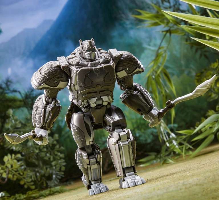 Transformers: Rise of the Beasts Voyager Class Optimus Primal - from robot to gorilla - Free Click and Collect