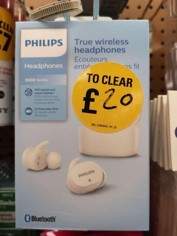 Phillips True wireless headphones TAT3216 White £20 instore @ Robert Dyas, Eastleigh