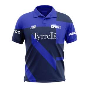 men’s cricket shirts £15 plus £5.99 standard delivery @ The Hundred