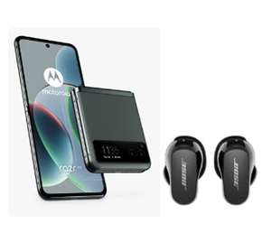 Motorola Razr 40 256GB + Claim Bose Quiet Comfort Earbuds 2 + iD 10GB Data, EU roaming - £19 Upfront + £26.99pm/24m - with code (50GB -£689)