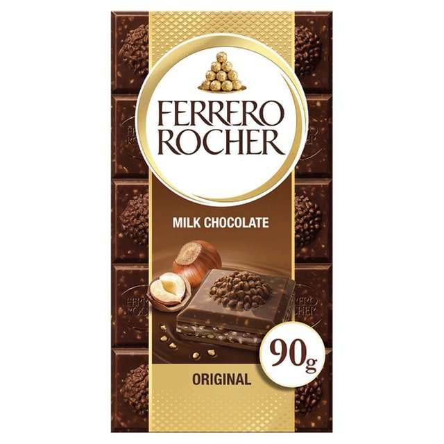Ferrero Rocher Milk Chocolate & Hazelnut Bar 90g for £1.50 @ Morrisons