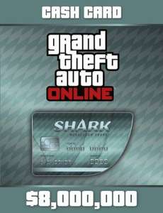 Grand Theft Auto Online (GTA V): Megalodon Shark Cash Card Pc £25.99 @ Cdkeys