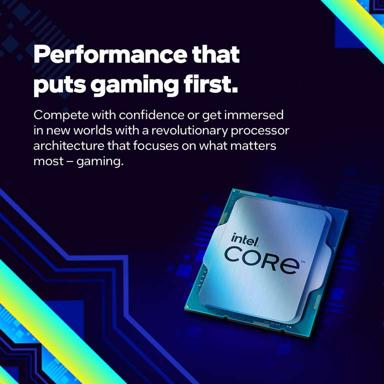 Intel Core i5-12400F, 6 Core Desktop Processor, 18M Cache, up to 4.40 GHz