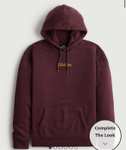 Men’s Hollister Embroidered Logo Hoodies Black XS / Red XS/S £9.40 with House Rewards Price (Free To Join) Free Collection @ Hollister
