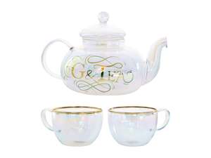 Root7 Gin Teapot & Tea Cups Gift Set £14.99 In Store From Sunday, 11/12/22 @ Lidl