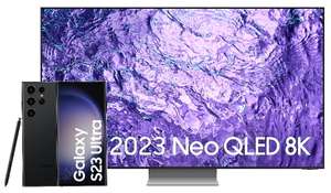 Get A Free Gift When You Buy An Selected Samsung 8K 2023 QLED TV - Neo QLED 55" QN700C + Samsung S23 Ultra (£2124.15 Via EPP / Student)