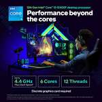 Intel Core i5-12400F 12th generation desktop processor (6 cores, LGA1700, up to 128 GB DDR4 or DDR5) - £139.98 @ Amazon