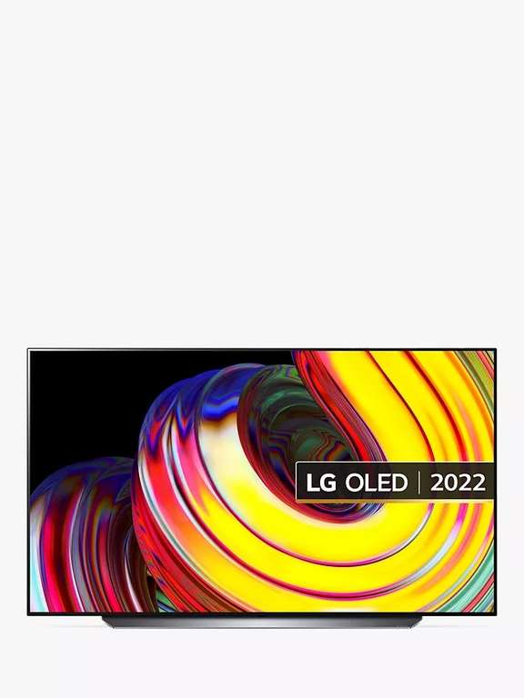 LG OLED65CS6LA (2022) OLED HDR 4K Ultra HD Smart TV, 65 inch with Freeview HD/Freesat HD & Dolby Atmos, Black - £1199 w/code @ John Lewis