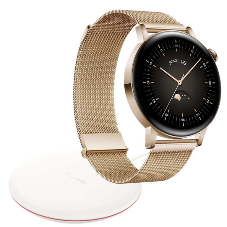 Huawei WATCH GT 3 Elite Light Gold 42mm + 15W wireless charger for 179.99 delivered, using code @ Huawei