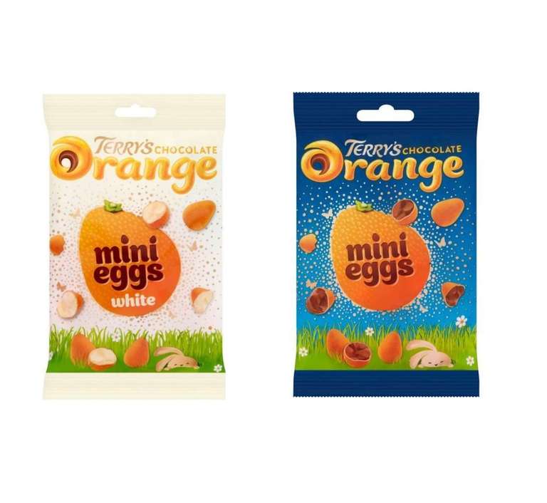 Terry's Chocolate Orange Mini Eggs 80g - White or Milk Chocolate - 75p @ Co-operative