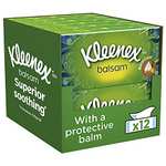 Kleenex Balsam Facial Tissues - Pack of 12, £17.45 / £15.71 Subscribe & Save + 25% Voucher on 1st S&S @ Amazon