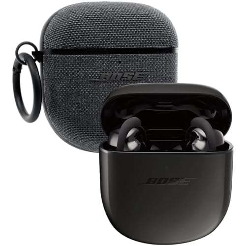 Bose QuietComfort Earbuds II Bundle with Fabric Storage Case Cover