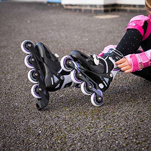 Osprey | Kids Roller Skates, Adjustable Inline Skates for Boys, Girls - Size 1-4 - £21.60 @ Amazon