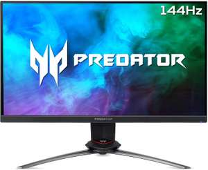 Acer Predator 25'' FHD Gaming Monitor IPS, G-SYNC, 144Hz, 2ms, HDR 400, Height Adjustable, DP, HDMI, USB Hub £149.99 delivered @ Amazon