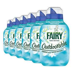 6 x Fairy outdoorable fabric conditioner 2.94L