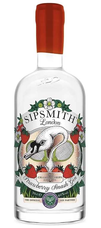 Sipsmith Strawberry Gin, 70cl - Willenhall
