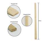 Bamboo Chopsticks Tensoge 21cm - 100 Pairs |Sustainable Bamboo