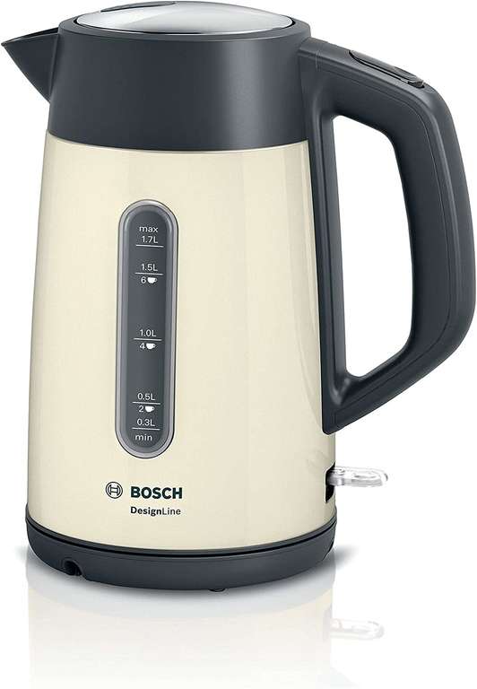 Bosch DesignLine Plus Stainless Steel 3000W 1.7L Kettle (Copper / Cream) - £29 @ Amazon