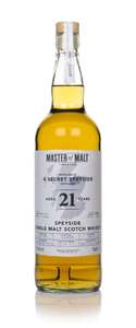 Secret Speyside Distillery 21 Year Old Single Cask Scotch Whisky 57% ABV 70cl